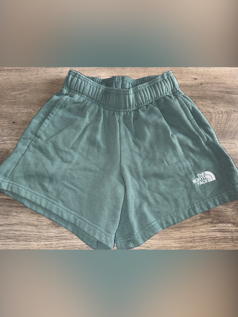The North Face Women’s Teal Green Elastic-Waist Shorts